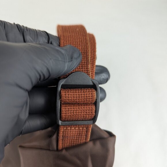 Original Longchamp Le Pliage Nylon Brown Backpack Made in China. - Picture 10 of 16